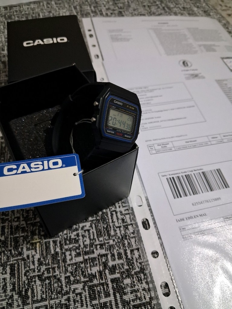 Sıfır Casio F91W Garantili - 7