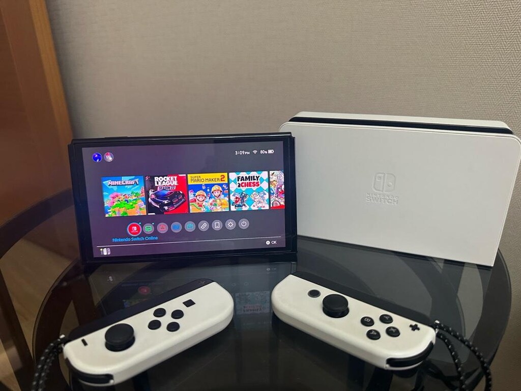 Nintendo Switch OLED Beyaz - Kutulu - Full Aksesuarlı - Sıfır ayarında - 2