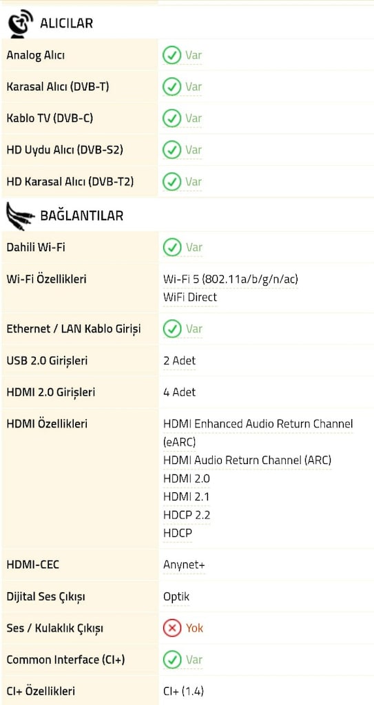 SAMSUNG QE55QN85A 140 EKRAN NEO QLED 4K SMART TV - 9