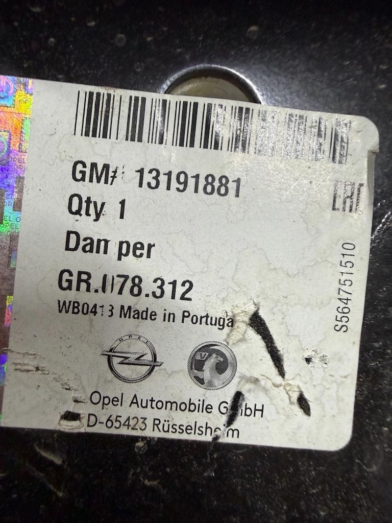 Opel Corsa D Şase Demiri Ön Sağ Orijinal-PSA 13191881 - 4