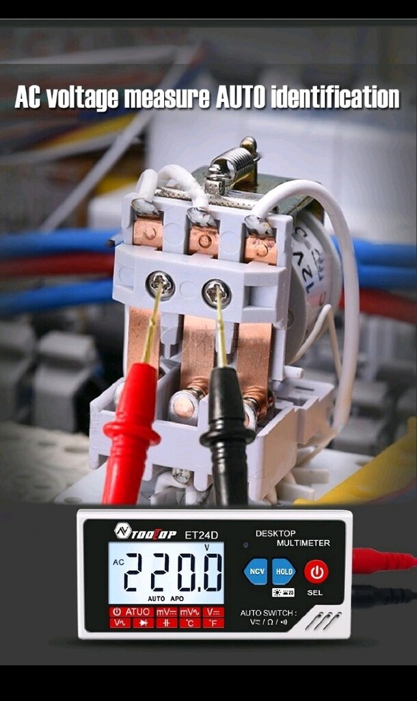 Mini Masaüstü Multimetre CY-20D - 6