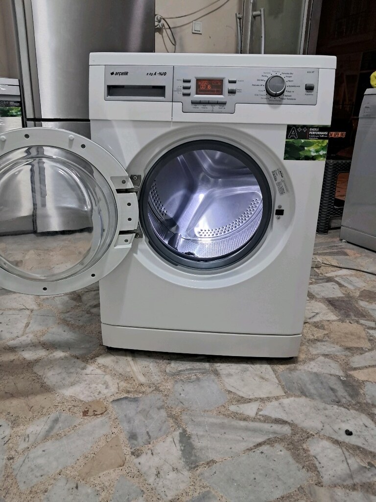 sıfır gibi arcelik 8kloluk camaşır makinesi 8.500tl - 6