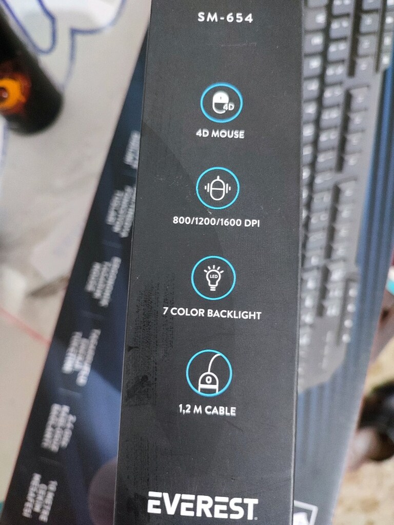 RGB gamer mouse LED Everest - 3