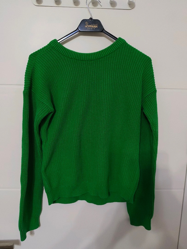 MUDO COLLECTİON (XS) KADIN KAZAK YEŞİL FİTİLLİ TRİKO -KAZAK - 2
