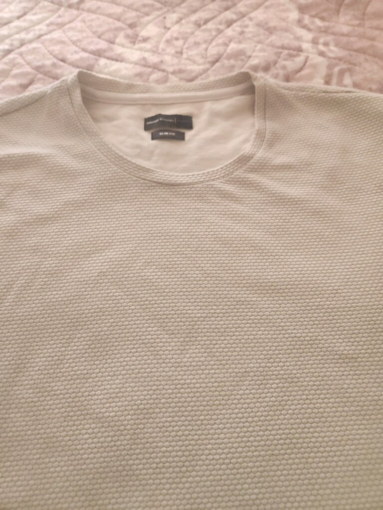 altınyıldız slim fit L beden kısa kollu açik gri erkek bluz - 2