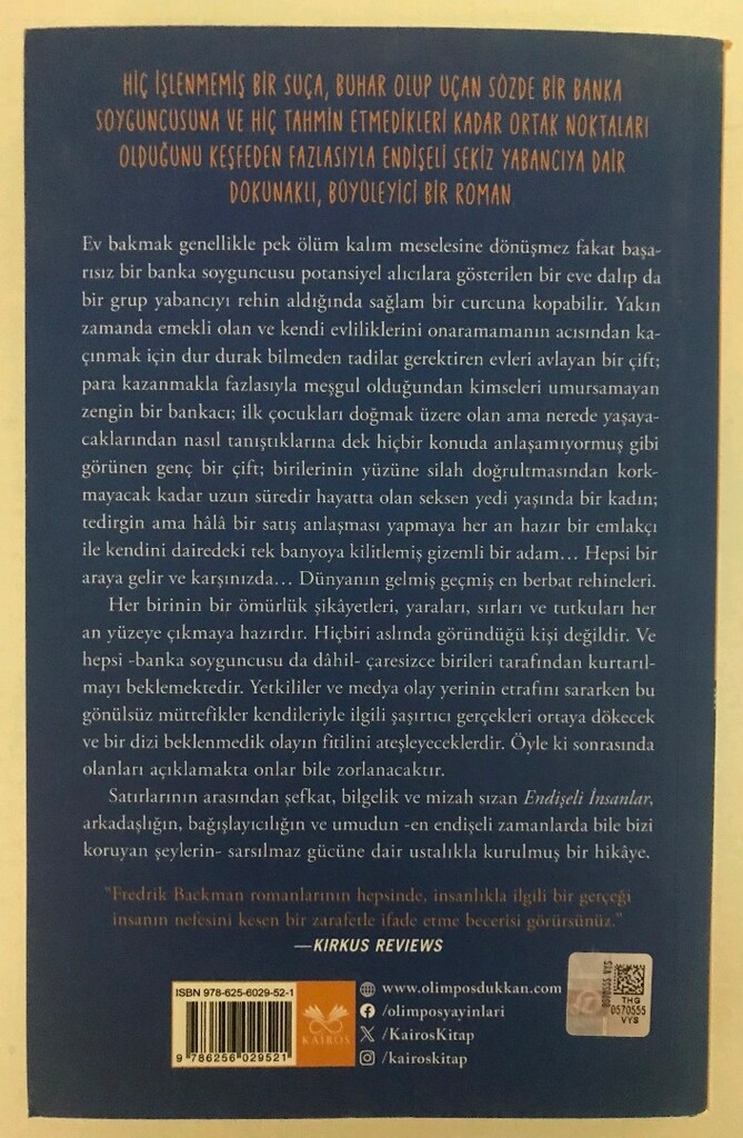 Fredrik Backman-Endişeli İnsanlar - 2