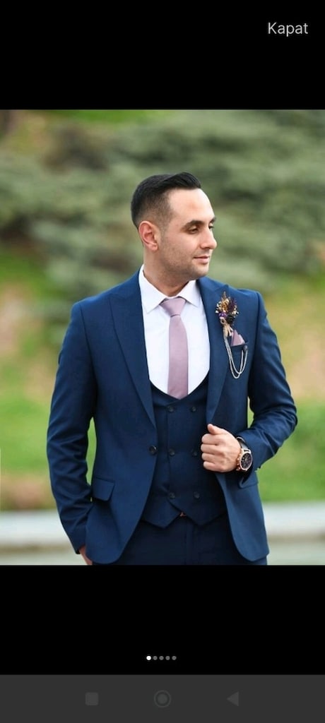 erkek takım elbise