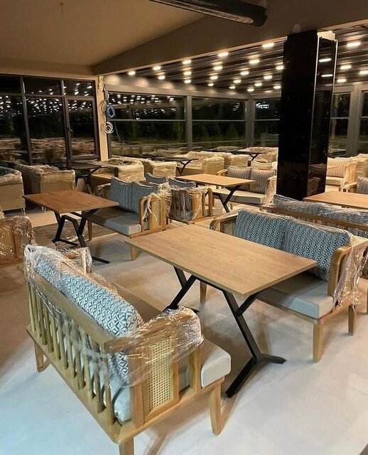 ahşap cafe sedir takımı cafe koltuk