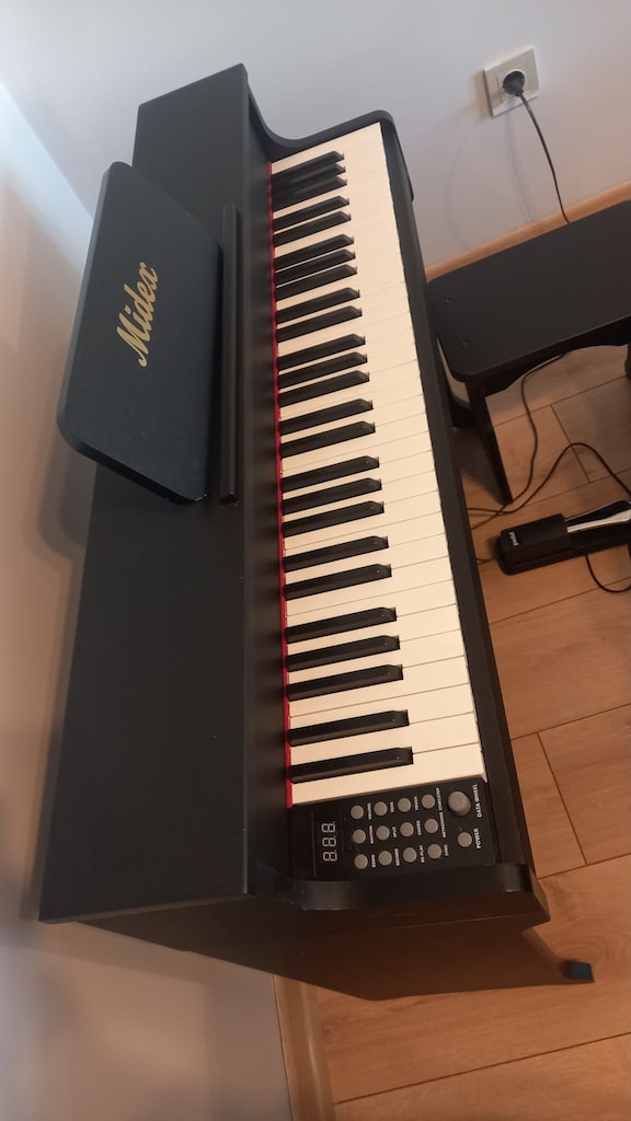 TEMİZ SORUNSUZ Midex CP-610BK ÇOCUK PİYANOSU 8-14 YAŞ - 61 TUŞ - 5