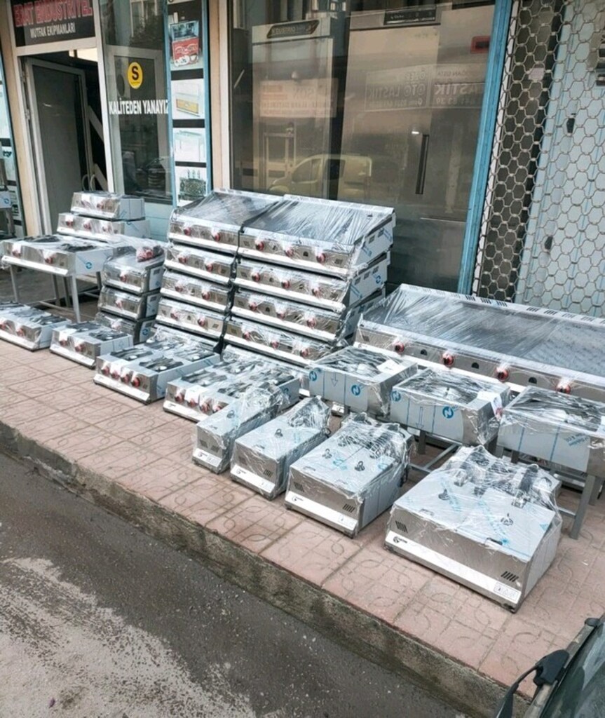 sanayi tipi endüstriyel ocak fritöz kuzineli fırın pleyt ızgara tost - 3