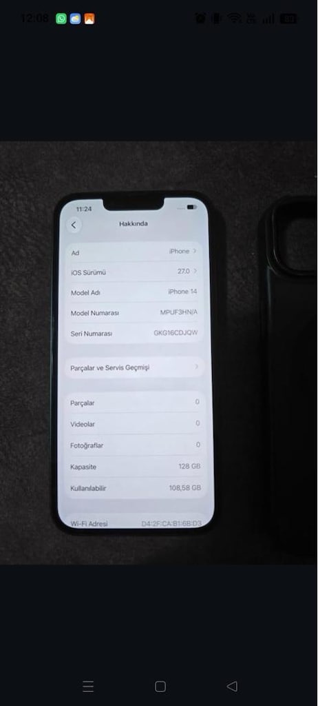 YD İPHONE 14 128 GB DEĞİŞENSİZ ( ÇİZİKSİZ ) - 9