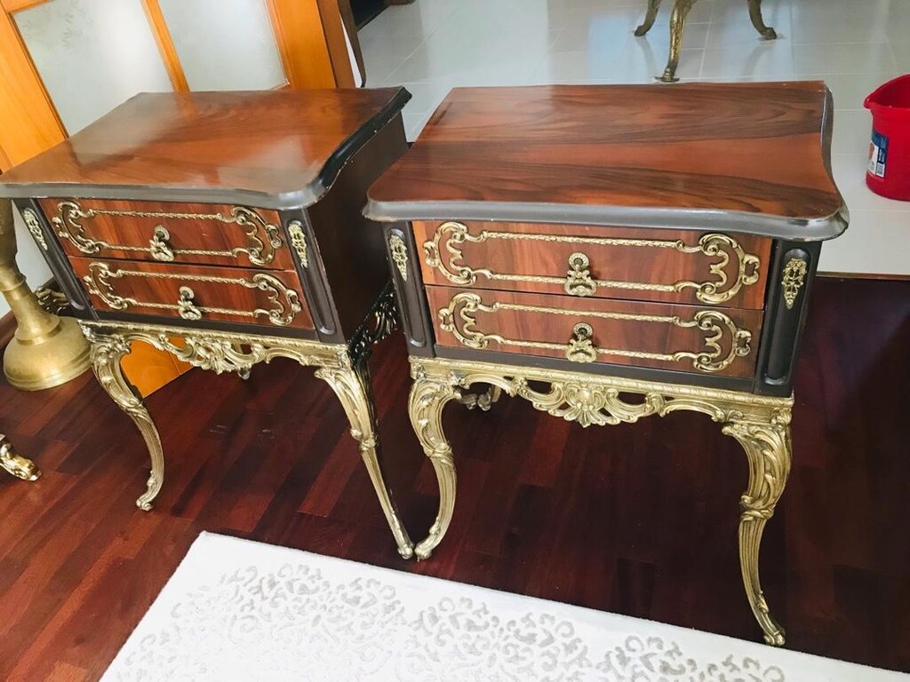 Pirinç mete bronz yatak odasıtakımı - 4