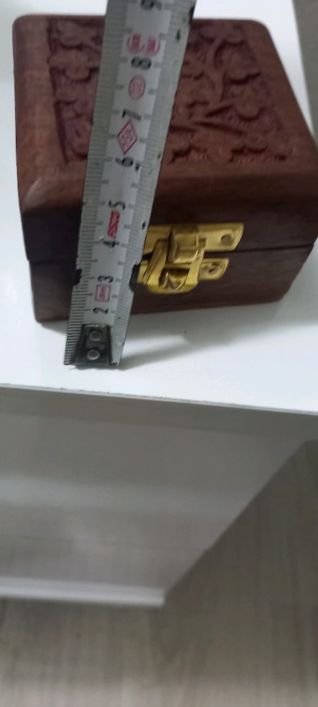 2 ad el yapımı el oyma ahşap kutu - 9