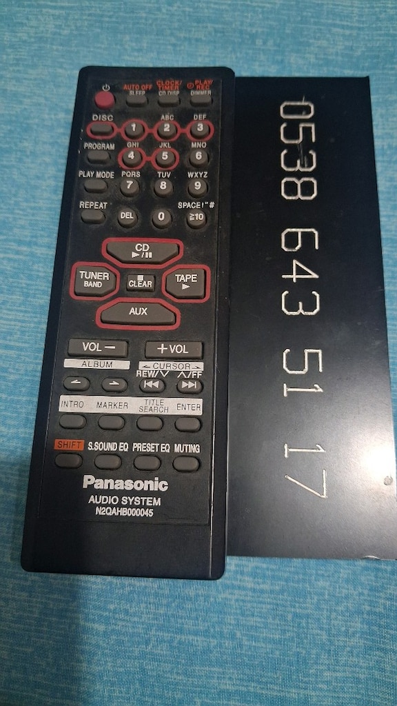 PANASONİC KUMANDA - 3