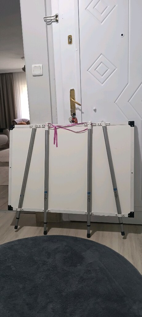 Dört Ayaklı Teleskopik Beyaz Yazı Tahtası 70×100 cm - 3