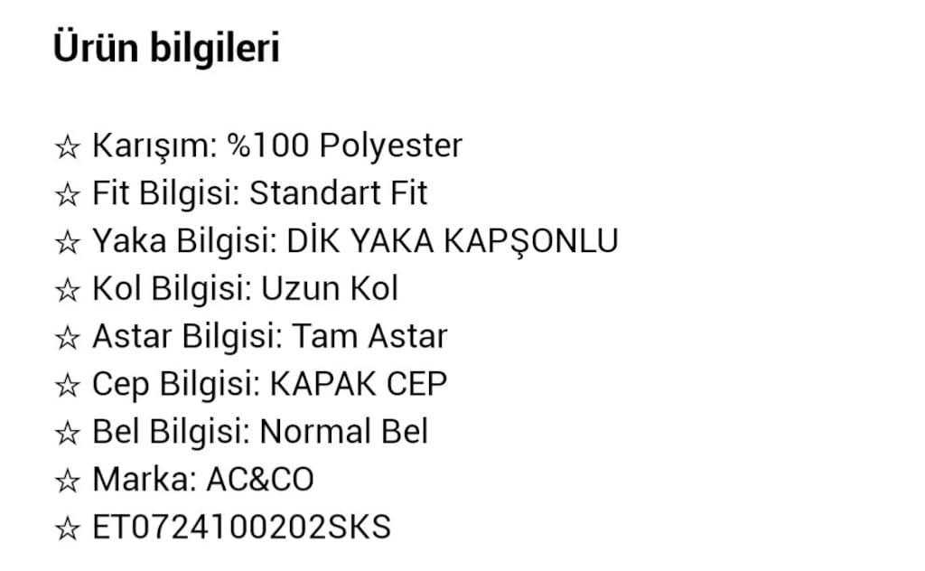 Altınyıldız Classics.saks mavi kapüşonlu erkek mont — görsel 2/6