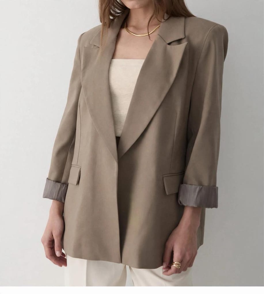 Haki Blazer Ceket S Beden - Deformesiz Tertemiz - 2