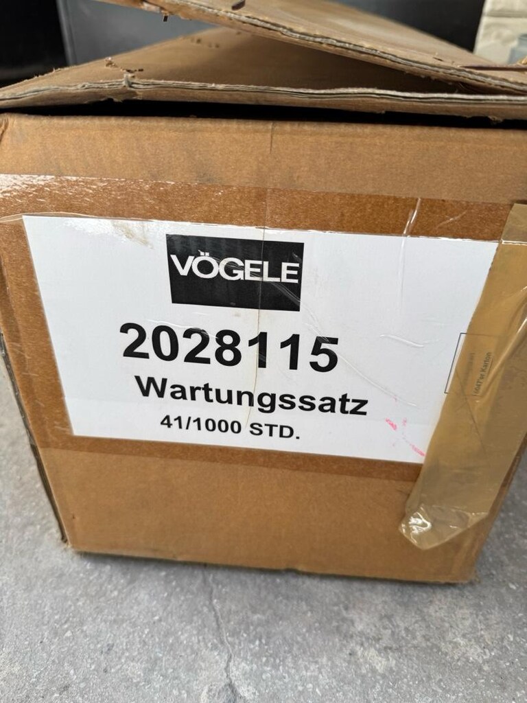 Orijinal Vögele 2028115 1000 Saatlik Bakım Kiti (Filtre Seti - Sıfır - 6