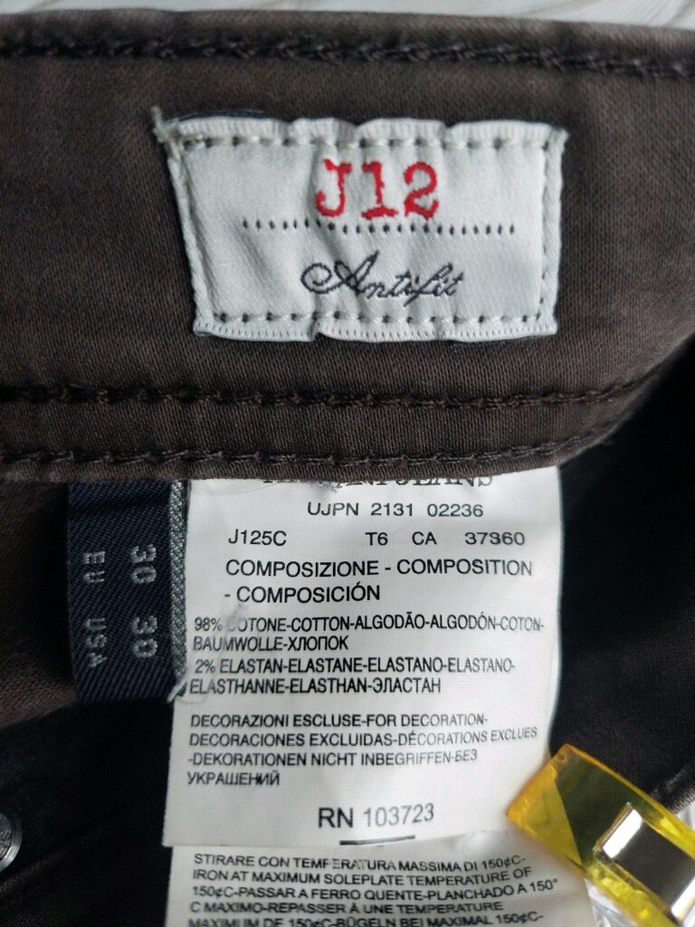 ARMANİ JEANS erkek vizon kot pantolon - 12