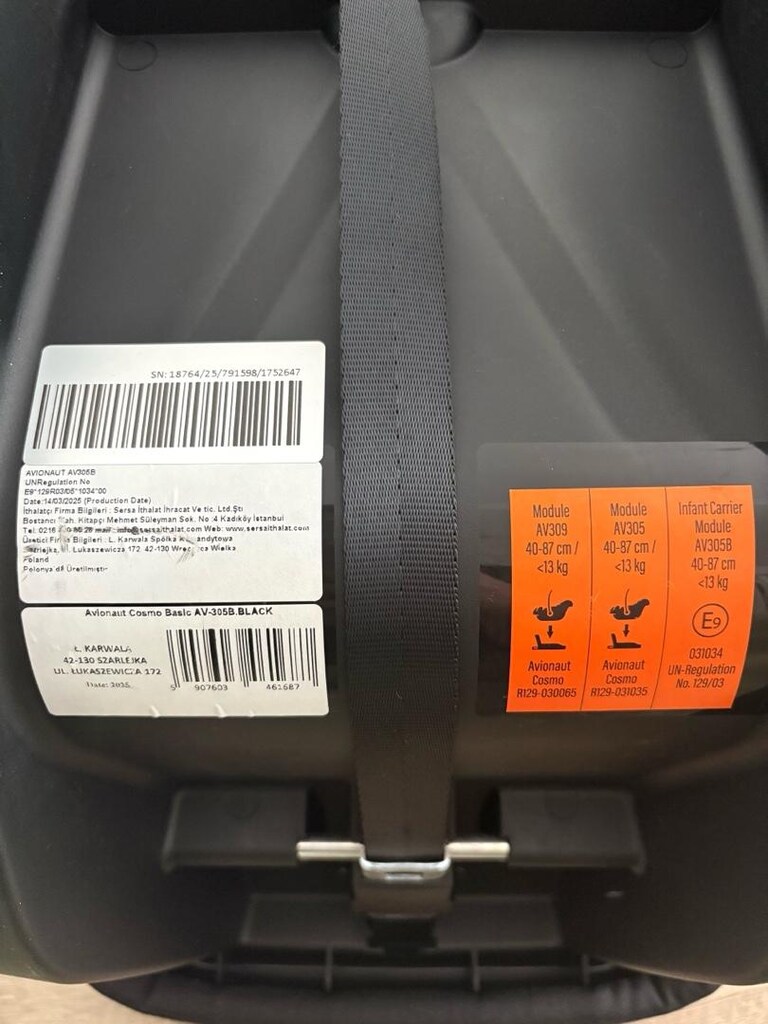 Avionaut Cosmo I-Size Oto Koltuğu Siyah 0-13 Kg - 3