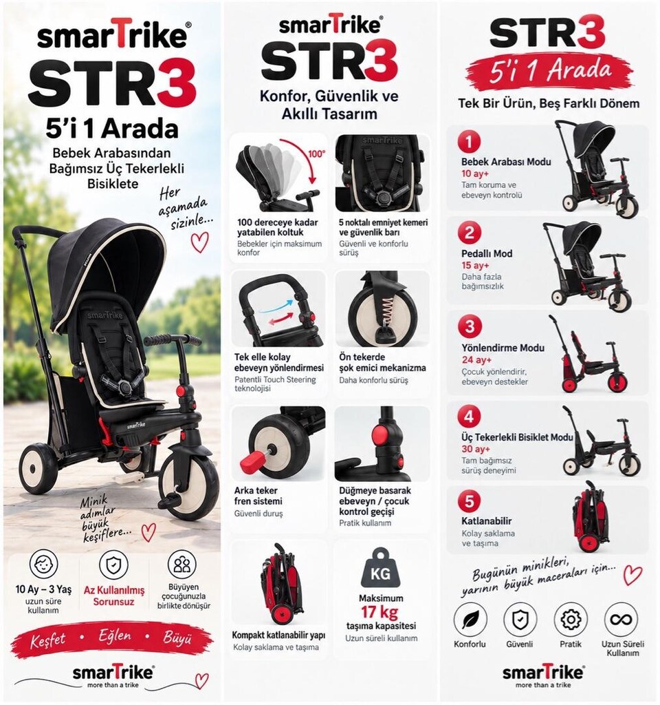 Smartrike str3 katlanır bisiklet - 2