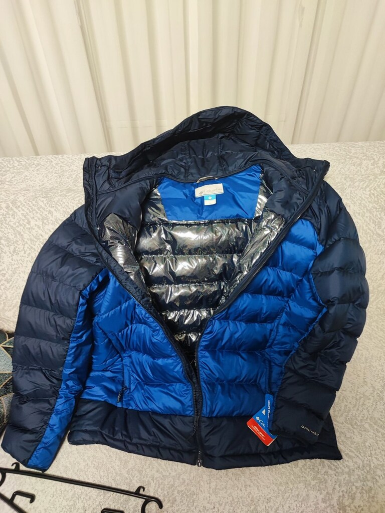 COLUMBIA PORTER HEIGHTS FS HOODED DOWN JACKET XL/M - 2