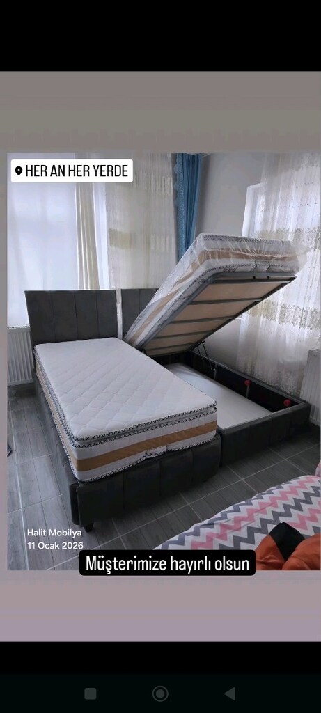 lüx baza Başlık yatak takım sandıklı baza - 4