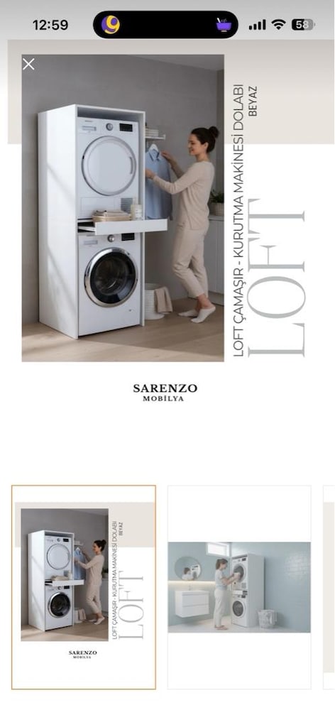 Loft çamaşır makinesi dolabı kurutma makinesi dolabı banyo dolabı