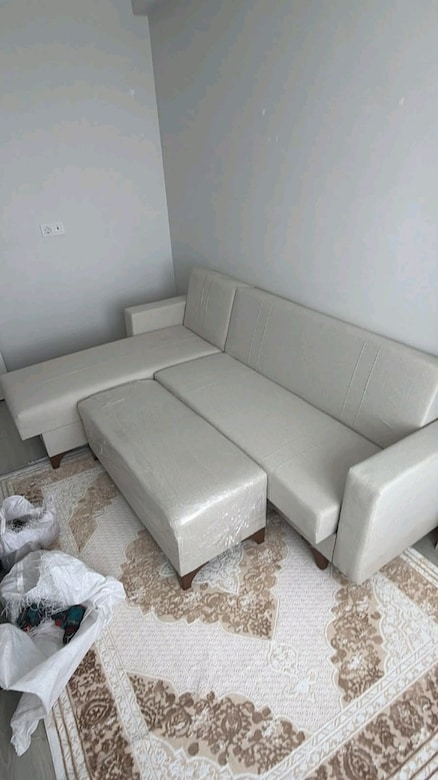 Şık ve Fonksiyonel Yatak Olabilen L Koltuk Takımı - 3