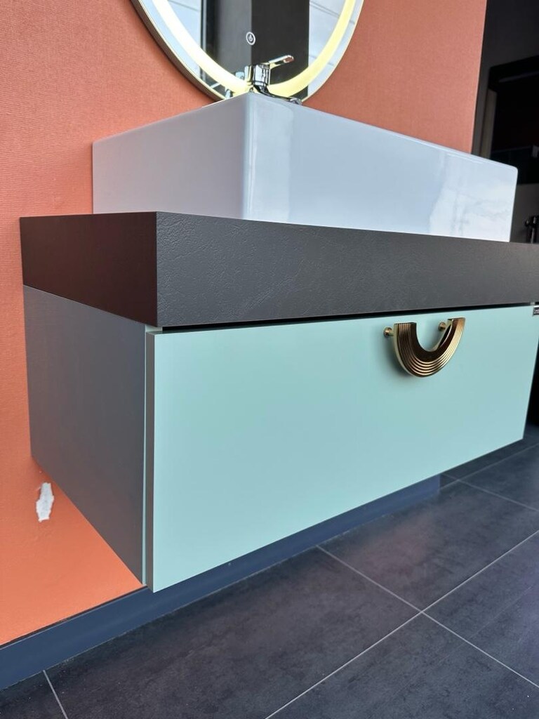 100 cm Yeni Sezon Banyo Dolabı Set - 5