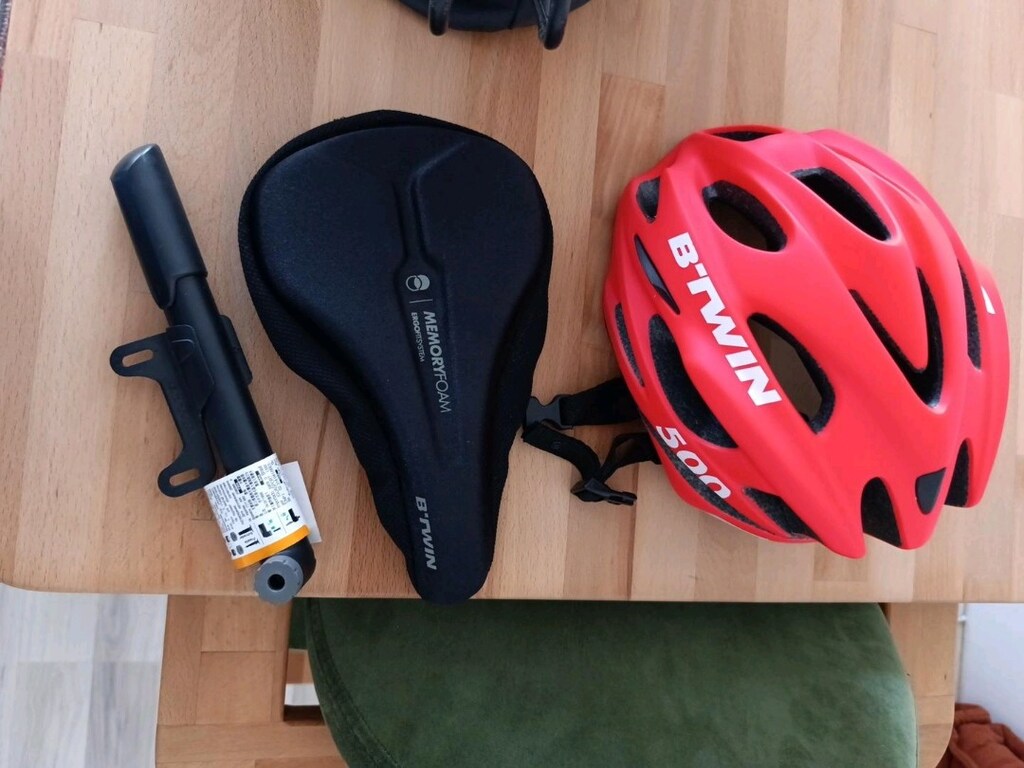 B'TWIN Tilt 120 20" Katlanır Bisiklet | Kask + Sepet + Pompa + Kilit - 6