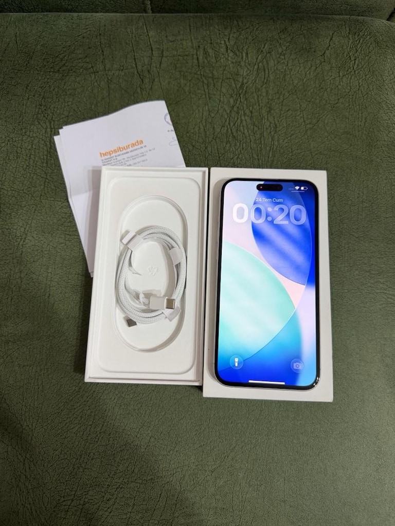 iphone 16plus (20 ay garantili pil 100) - 3