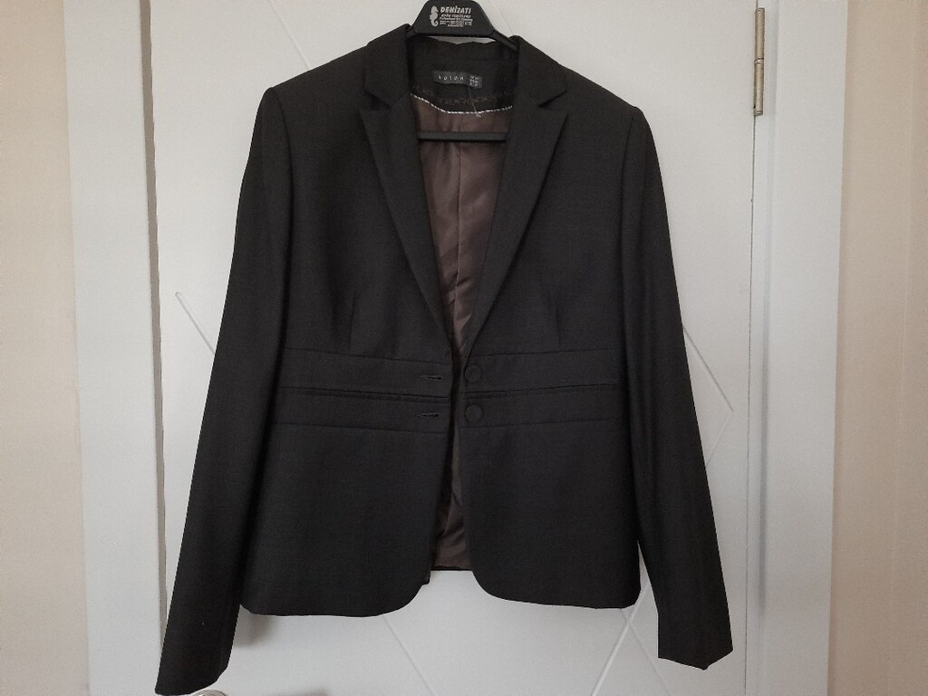 koton gri blazer ceket SIFIR