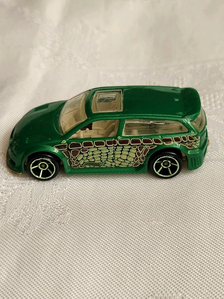 hotwheels Audacıous snake diecast 2002 üretimi metal araba - 5