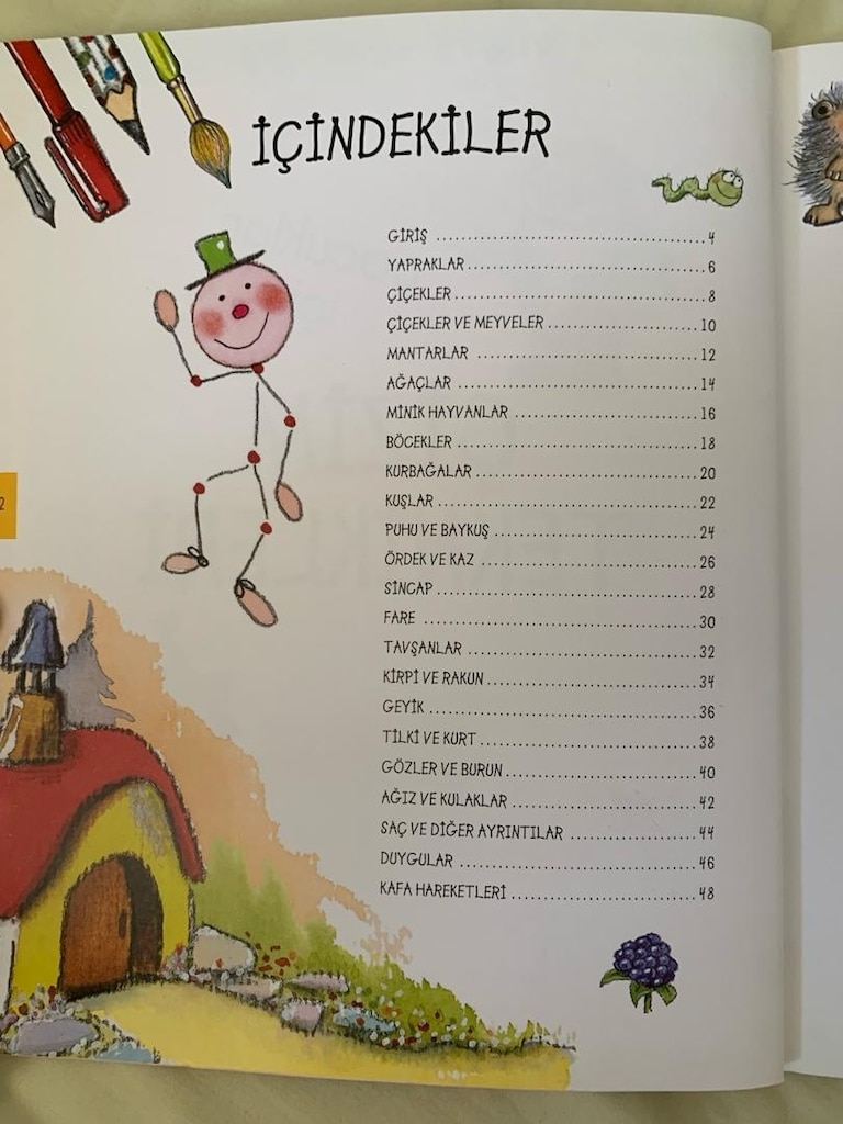 3 adet ÇİZİM KİTABI -Sanatsal-Çocuklar İçin ve BARRINGTON BARBER ÇiZiM - 8