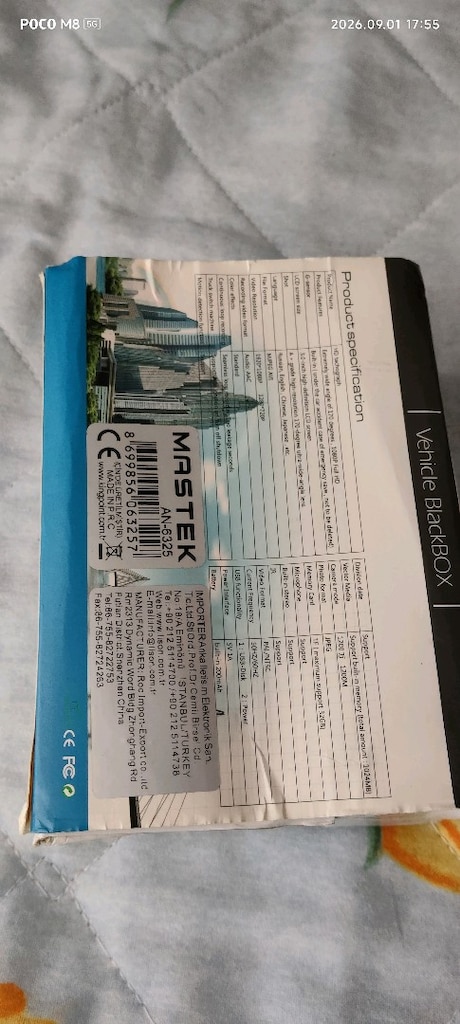 Araç içi Güvenlik Yol Kamerası - 16