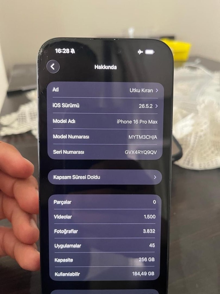 iPhone 16 Pro Max 256 GB – Çift Fiziksel SIM - 8