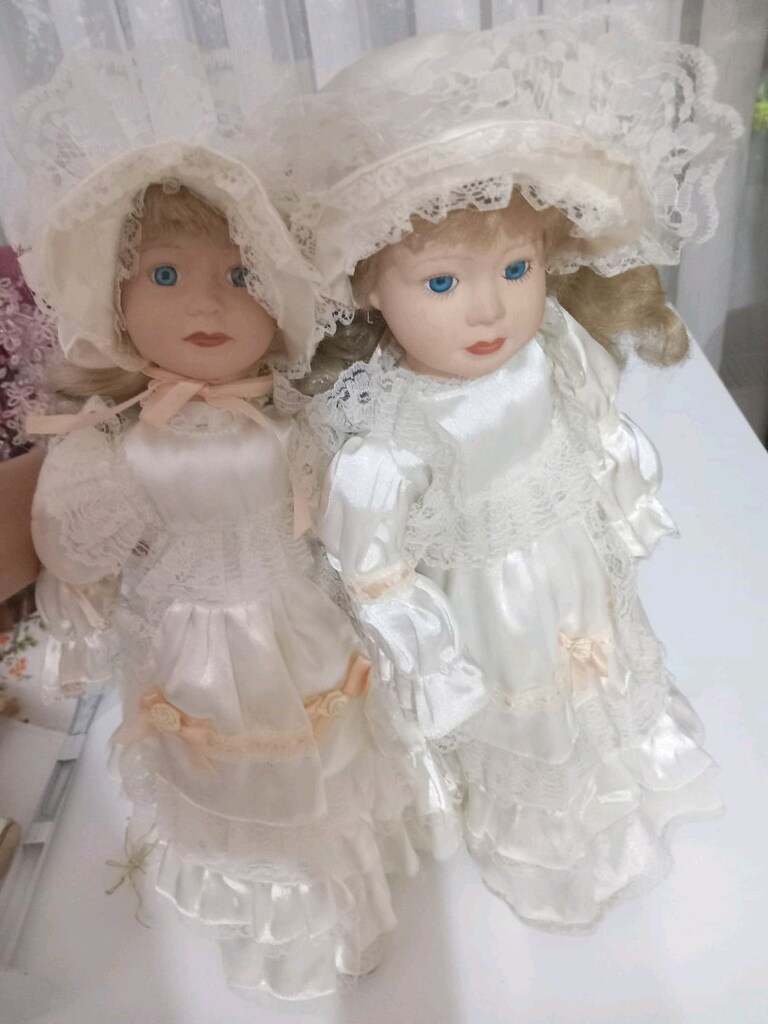 ikiz bebek stantlı iki adet 43cm - 2