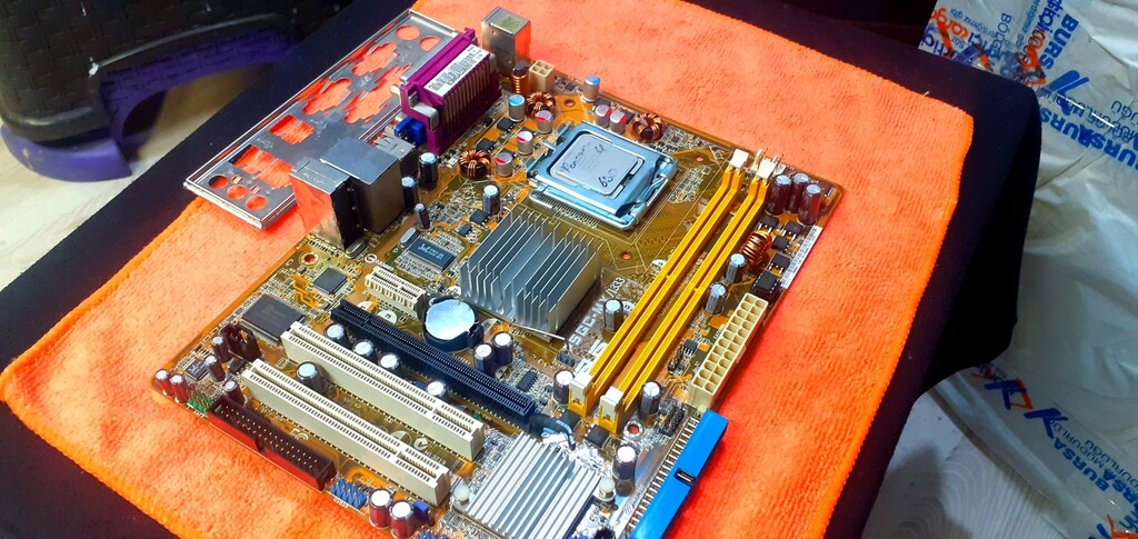 ASUS P5GC-MX-1333 775 Pin+İşlemci Beraber Anakart - 5