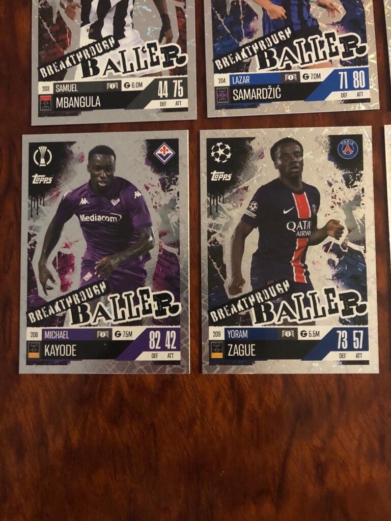 Match attax extra 24/25 breakthrough baller lot - 6