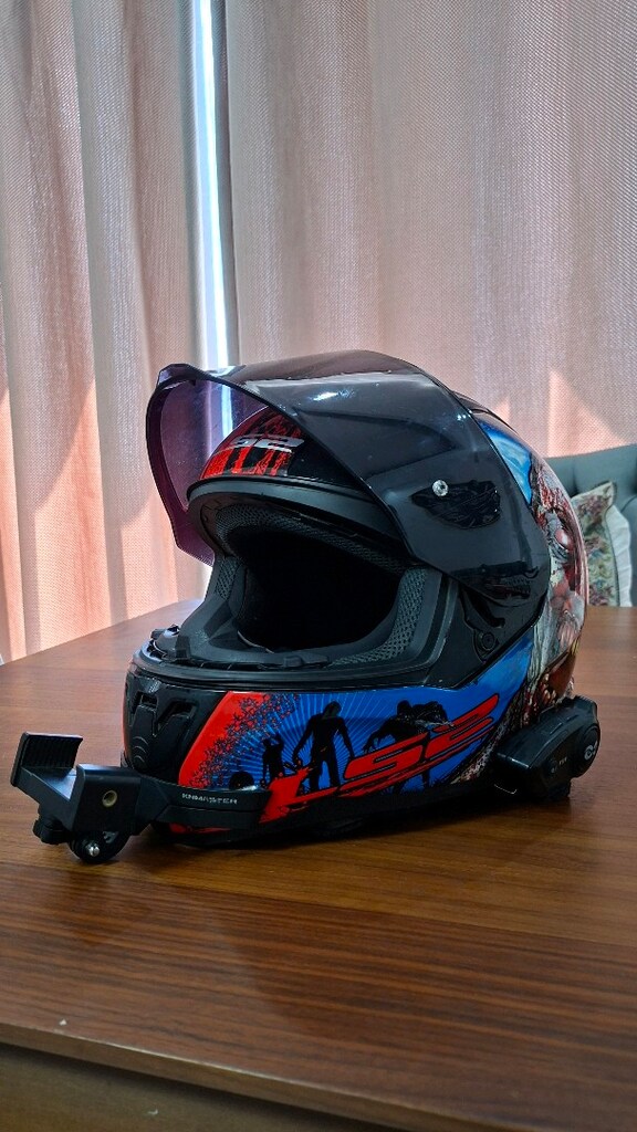 Sahibinden Sorunsuz LS2 Rapid Zombi Kask + Y5X İnterkom + Aparat Seti - 2