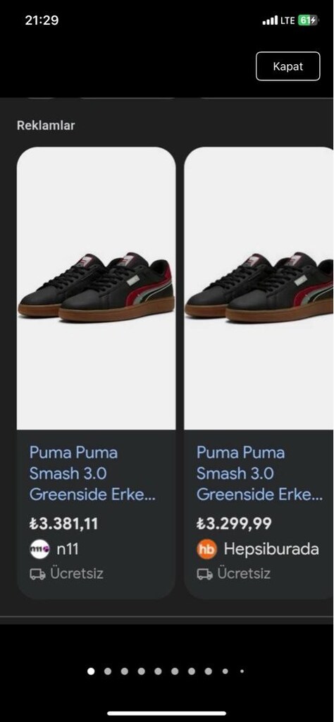 Puma Orjinal 42 numara - 7