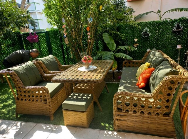 Bahçe balkon mobilya oturmagrubu Rattan takımı sıfır imalattan