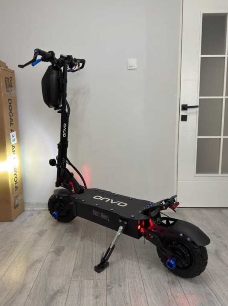 Onvo rx-07 elektrikli scooter 200 km de 1 yıl garantili - 5