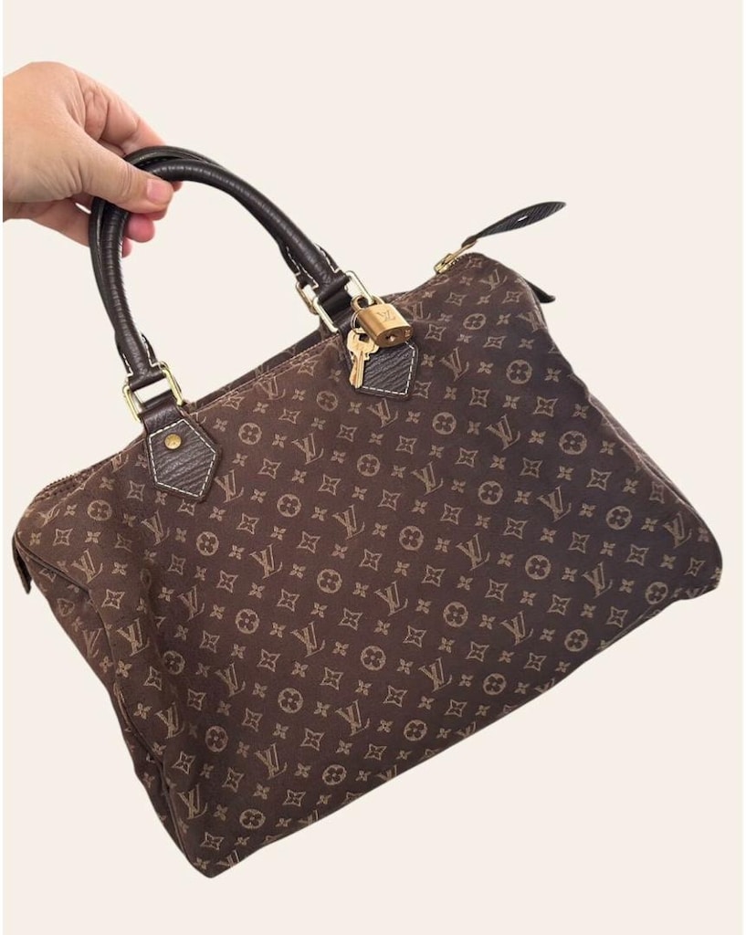 Louis Vuitton mini lin Speedy 30. - 3