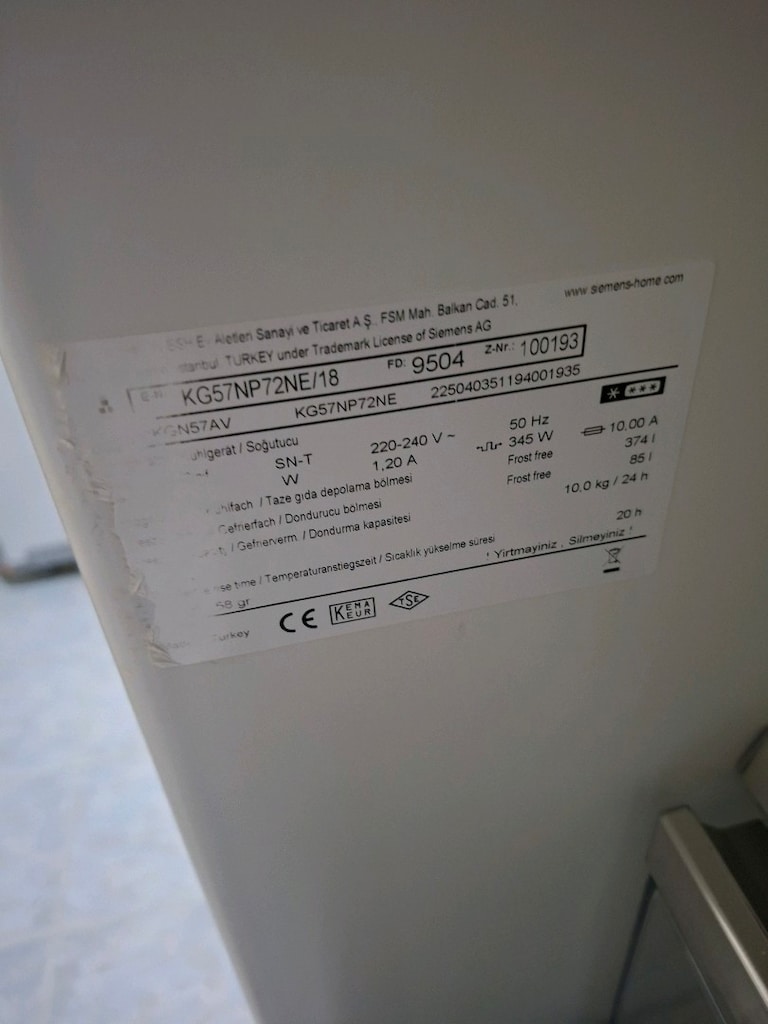 Siemens IQ500 no frost buzdolabi - 4