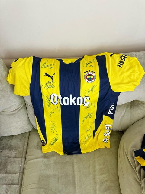 İmzalı orijinal Fenerbahçe forması