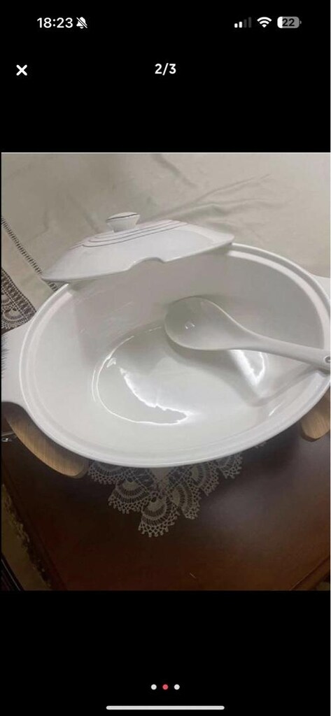 mumla ısıtmalı kaşıklı servis tabağı - 2