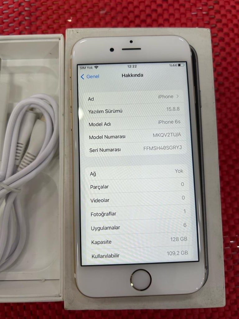 İPHONE 6s 128 gb pil 100 tamamen orijinal sorunsuz fiyat sondur - 3