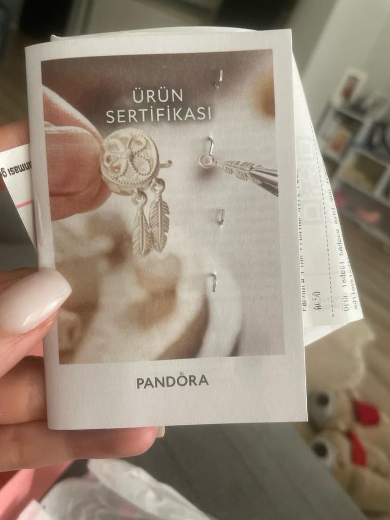 pandora orijinal kolye sertifikalı - 4